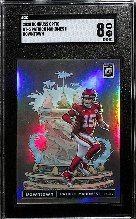 Lot Detail 2020 Donruss Optic Patrick Mahomes Downtown Graded Sgc 8