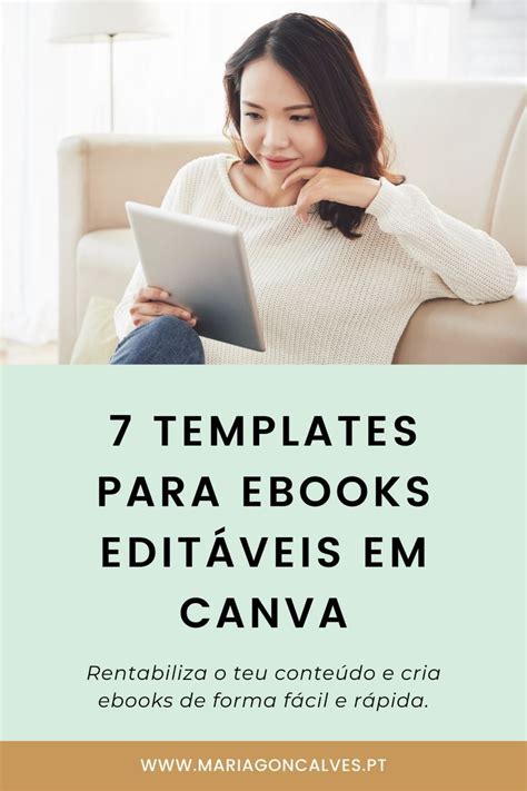 7 Templates de Ebook para editar em Canva Maria Gonçalves Ganhar