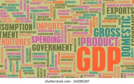 Gdp Gross Domestic Product Country Stock Illustration 142085287 ...