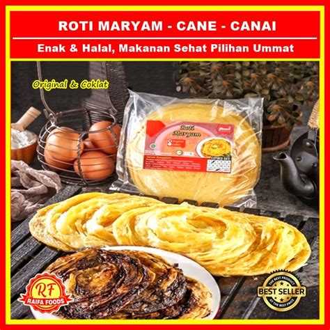 Jual Roti Maryam Besar Roti Cane Roti Canai Rasa Original Coklat