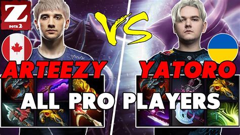 Arteezy Shadow Fiend Vs Yatoro Luna Epic Battle Of Hard Carry