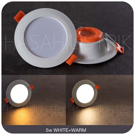 Jual Lampu Downlight Led Watt Putih Dan Warm White Shopee Indonesia