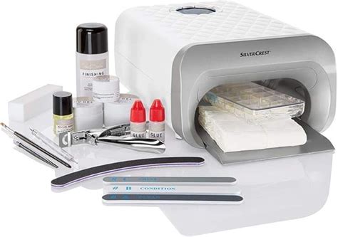 Silvercrest Nail Studio Set For Gel Nails UV Gel Nail Studio Starter