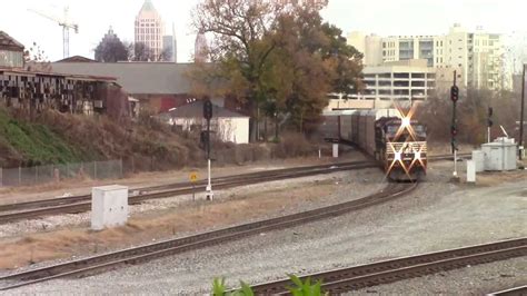 Ns Autorack Train G With An Atsf Autorack At Howell Interlocking