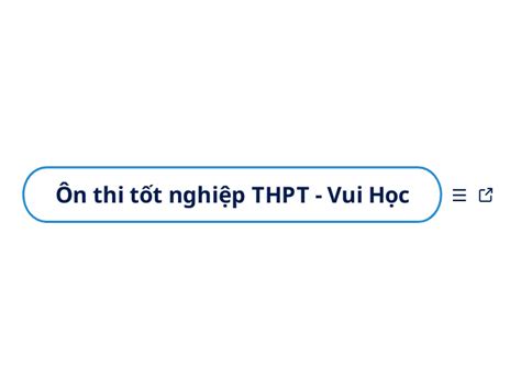 Ôn thi tốt nghiệp THPT Vui Học Mind Map