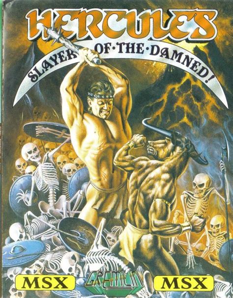 Hercules Slayer Of The Damned Amstrad Cpc Box Cover Art