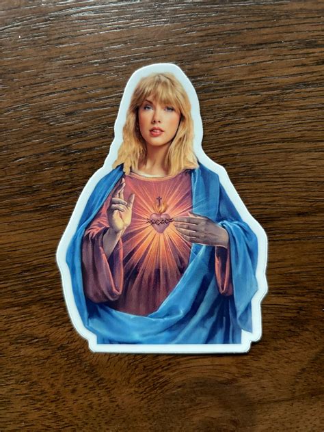 Taylor Swift Jesus Sticker Eras Tour TTPD Midnights Evermore Folklore ...