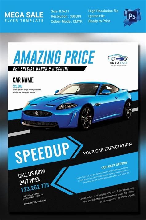 Creative Car Flyer Design