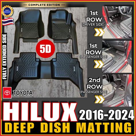 Toyota Hilux Revo Conquest D Deep Dish Matting Toyota Hilux