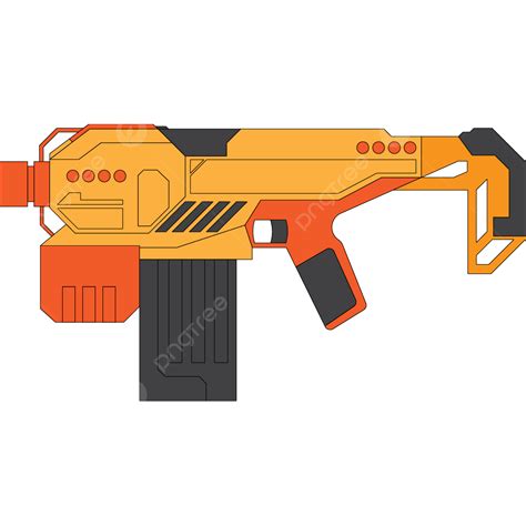 Dise O Original De Pistola Nerf Amarilla Png Arma Nerf Juguete