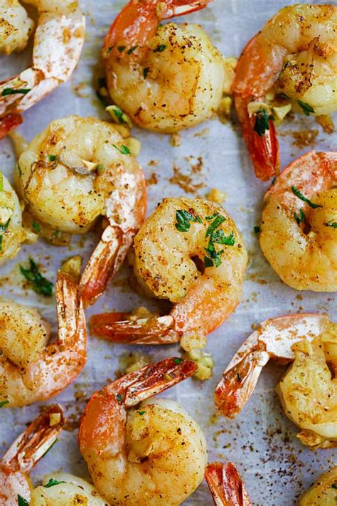 Garlic Herb Roasted Shrimp Easy Delicious Recipes