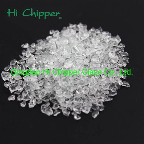 Crystal Clear Terrazzo Glass Chips For Engineered Stone Decoration