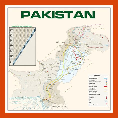 Map of Pakistan | Maps of Pakistan | Maps of Asia | GIF map | Maps of ...