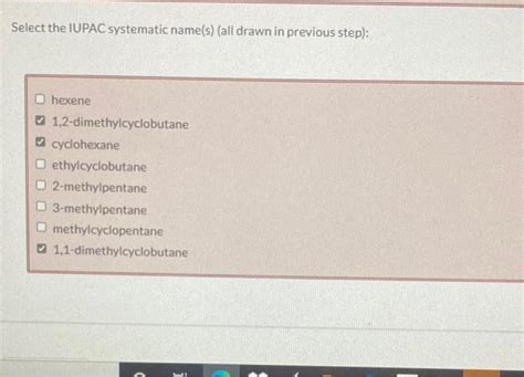 Solved Draw All Possible Structure S And Give The Iupac Chegg