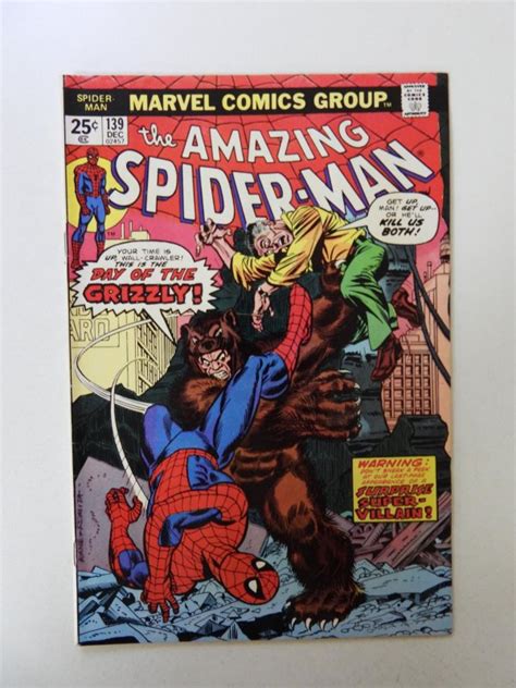 The Amazing Spider Man 139 1974 VG FN Condition MVS Intact Comic