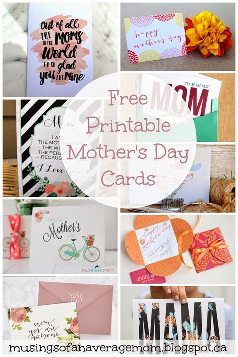 Printable Mothers Day Cards