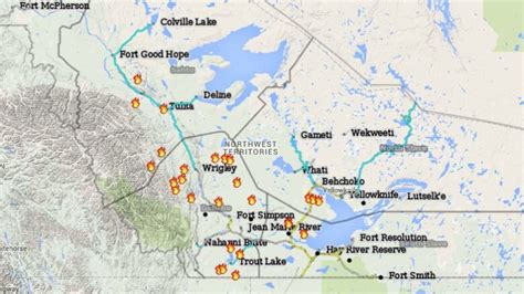 N.W.T. Highway 3 at risk of closing due to forest fire | CBC News