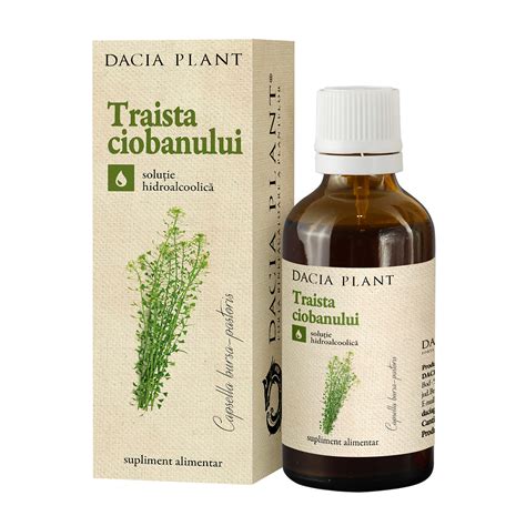 Tinctură De Traista Ciobanului 50 Ml Dacia Plant Farmacia Tei Online