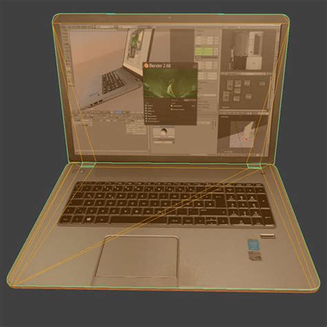 Notebook Low Poly Version Free 3D Model Unity Fbx Dae Blender