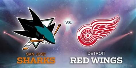 Nhl Game Preview Detroit Red Wings Vs San Jose Sharks With Line