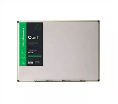 Pizarra Blanca Laminada Olami Marco De Aluminio X Cm Mercadolibre