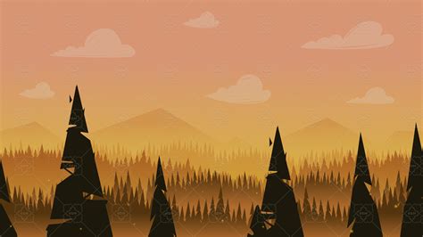 Cartoon Forest Background | Game Art Partners