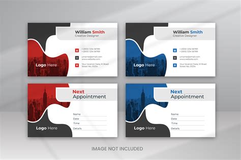 Corporate Business Appointment Card Graphic by VMSIT · Creative Fabrica