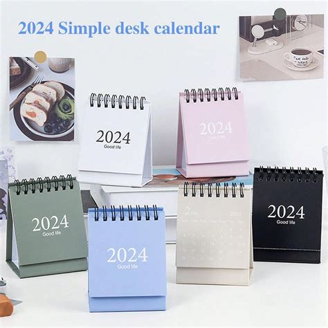 St Ck Einfache Stil Mini Kalender Morandi Schreibtisch Tisch