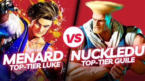 Sf6 Menard Luke Vs Nuckledu Guile Street Fighter 6 Top Tier