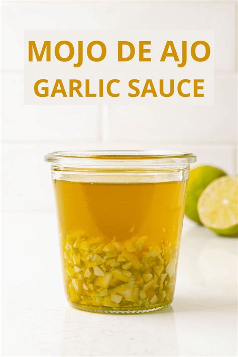 5 Minute Mojo de Ajo (Garlic Sauce) | Salima's Kitchen