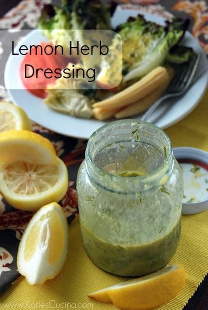 Lemon Herb Dressing Katie S Cucina