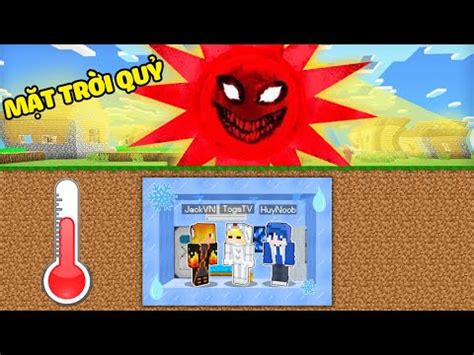 TÔ GÀ THỬ THÁCH 24H XÂY HẦM TRÚ ẨN CHỐNG MẶT TRỜI QUỶ TRONG MINECRAFT