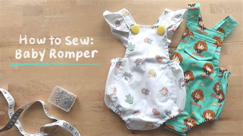 Diy Baby Romper With Patterns And Measurements Youtube