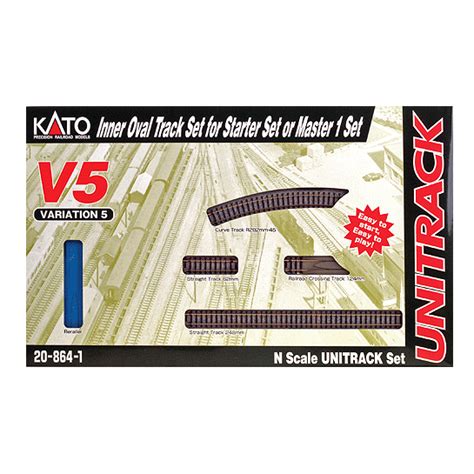 N Scale: Unitrack Starter Set V5 - Inside Loop Track | N scale, Kato ...