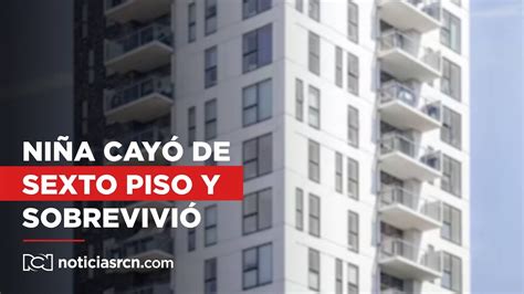 Ni A De Cuatro A Os Cay De Un Sexto Piso En Bogot Milagrosamente