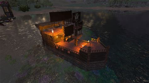 Turn Raft Into Pirate Ship In Ark Ark Survival Evolved Ark Raft