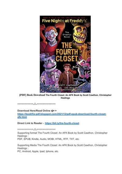 [Full Book] PDF Download The Fourth Closet: An AFK Book by Scott ...