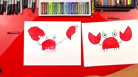 How To Draw A Crab (for young artists) - Art For Kids Hub