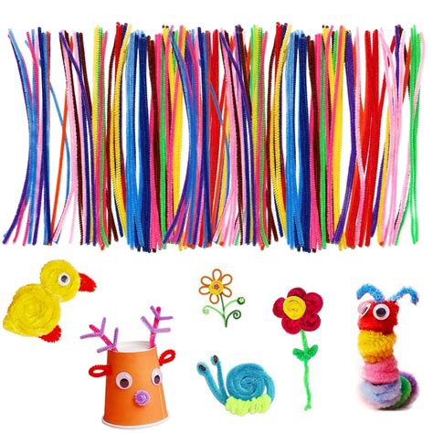 amazoncom pcs pipe cleaners  assorted colors pipe cleaners