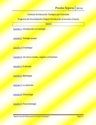 Pisadas seguras instiuto bíblico cdr cdr PDF