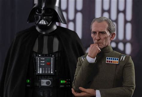Toyhaven Hot Toys MMS434 Star Wars A New Hope Grand Moff Tarkin Darth Vader Collectible Set
