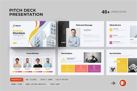 Pitch Deck PowerPoint Presentation Template Behance