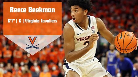 2024 NBA Mock Draft Reece Beekman UVA Highlights YouTube