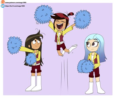 Patreon Reward Cheerleaders By Eagc7 On Deviantart