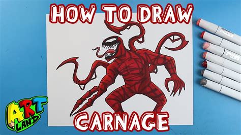 How To Draw Venom And Carnage