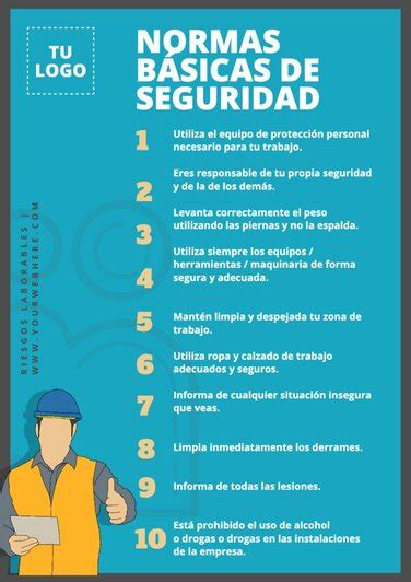 Carteles De Prevención De Riesgos Laborales Editables Gratis