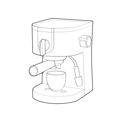 Coffee Pot Drawing