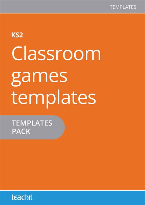 Classroom Games Templates Ks1 2 Teachit