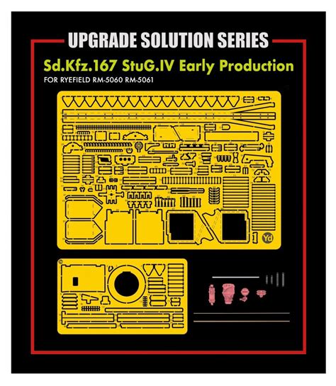 Rye Field Model 2025 Upgrade Set For 5060 5061 StuG IV Early Production