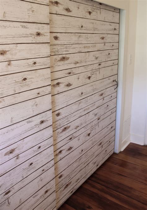 Create A Fake Shiplap Paneling Using This Diy Paper Method Hawk Hill